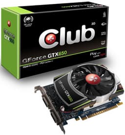 Club 3D представила слегка разогнанный вариант видеокарты GeForce GTX 650