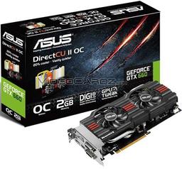 В серию ASUS GeForce GTX 660 войдет три модели