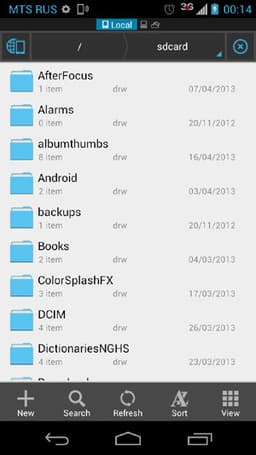 ES File Explorer 3.1.1 — обновление файлового менеджера для Android