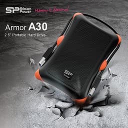 Корпус накопителя Silicon Power Armor A30 изготовлен из ударопрочного материала