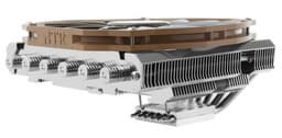 Процессорный охладитель Thermalright AXP-200 оснащается вентилятором типоразмера 140 мм при высоте конструкции 73 мм