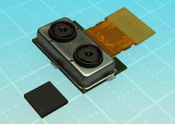 Образцы двухкамерного модуля Toshiba TCM9518MD, дополняющего кадр данными о расстояниях до объектов в нем, появятся в конце января