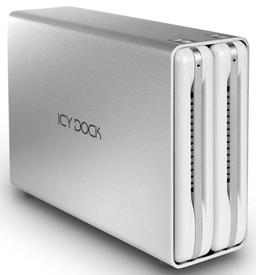 Корпус для внешнего массива дисков Icy Dock ICYRaid MB662U3-2S рассчитан на два накопителя типоразмера 3,5 дюйма