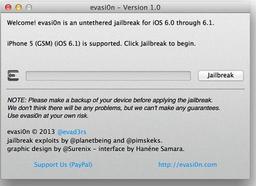 evasi0n iOS 6.0-6.1 Jailbreak доступен для загрузки