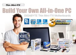 Gigabyte адресует системные платы H77TN и B75TN типоразмера Mini-ITX сборщикам моноблочных компьютеров