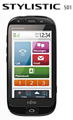 Fujitsu Stylistic S01 — Android-смартфон для пожилых людей, который будет продаваться в Европе