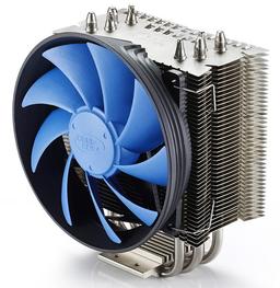 Конструкция процессорного охладителя Deepcool Gammaxx S40 включает четыре тепловые трубки