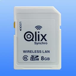 Карточка памяти Qlix QlixSynchro формата SDHC совмещена с адаптером Wi-Fi