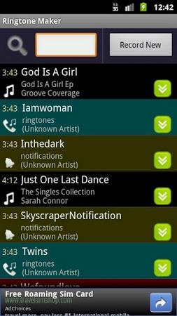 Ringtone Maker — создание рингтонов на Android
