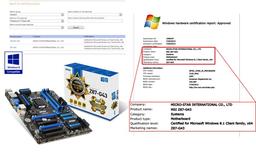 MSI Z87-G43 первая в мире системная плата, успешно прошедшая сертификацию на совместимость с ОС Windows 8.1