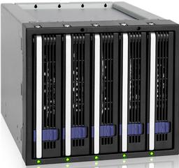 Корзина Icy Dock FatCage MB155SP-B рассчитана на пять накопителей