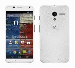 В сети появились изображения белого смартфона Motorola Moto X и его возможные технические характеристики