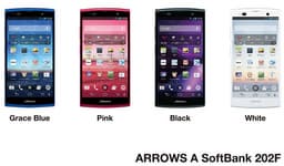 В смартфоне Fujitsu Arrows A 202F используется SoC Qualcomm Snapdragon 600 и АКБ емкостью 3020 мА·ч
