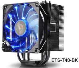 Ассортимент Enermax пополнили процессорные охладители ETS-T40-Black Twister (ETS-T40-BK) и ETS-T40-White Cluster (ETS-T40-W)