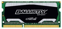 Модули памяти Crucial Ballistix Sport SODIMM ориентированы на использование в игровых ноутбуках