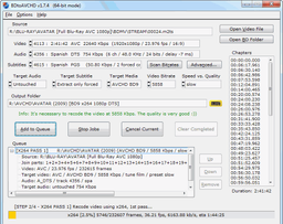 BDtoAVCHD v.1.9.2 - бесплатный инструмент для создания AVCHD-дисков из Blu-Ray или HD MKV-файлов