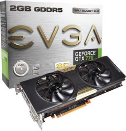 EVGA выпустила десять моделей 3D-карт GeForce GTX 770