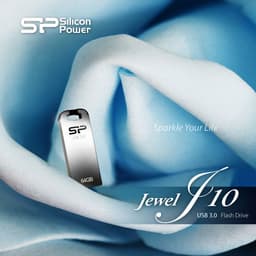 Корпус флэшки SP/Silicon Power Jewel J10 с интерфейсом USB 3.0 изготовлен из нержавеющей стали