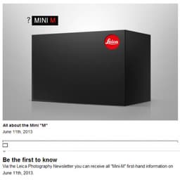 Камера, известная как Leica Mini M, представлена официально под именем X Vario
