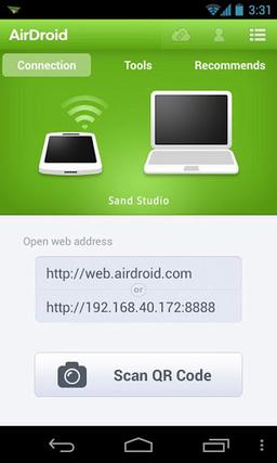 AirDroid 2.0.8 — управление устройством Android из браузера