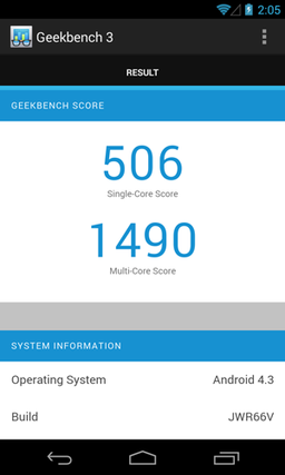 Geekbench 3.04 для Android — тестирование производительности более 600 устройств