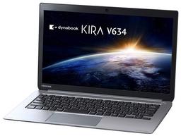 Ультрабук Toshiba Dynabook Kira V634 весит 1,12 кг и работает без подзарядки батареи 22 часа