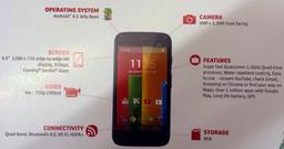 Смартфон Motorola Moto G оценен в $215