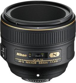 Представлен полнокадровый объектив AF-S Nikkor 58mm f/1.4G