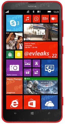 Nokia Lumia 1320 позирует на фото