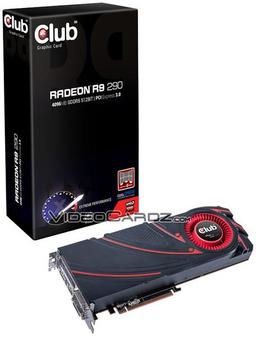Опубликовано изображение 3D-карты Radeon R9 290 в исполнении Club3D