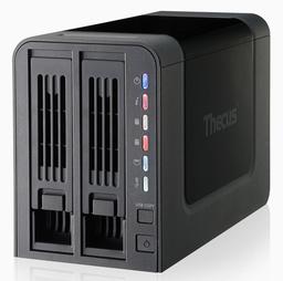 NAS Thecus N2310 имеет два отсека для накопителей