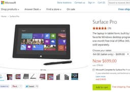Планшеты Microsoft Surface Pro подешевели еще на $100