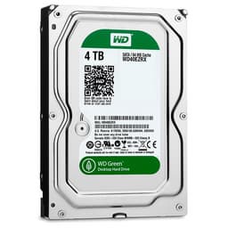Потребляемая мощность жёсткого диска Western Digital WD Green 4 ТБ (WD40EZRX) в режиме ожидания составляет 0,4 Вт