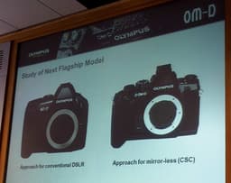 Компания Olympus показала изображение камеры E-7, которая никогда не будет выпущена