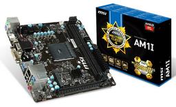 Системная плата MSI AM1I типоразмера Mini-ITX рассчитана на APU AMD в исполнении AM1 (Kabini)