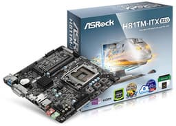 ASRock H81TM-ITX R2.0 системная плата типоразмера Thin Mini-ITX для компактных компьютеров