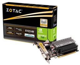 Zotac представила видеокарты GeForce GT 720 в низкопрофильном исполнении и с пассивными СО
