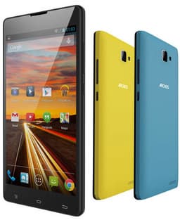 В комплект поставки смартфона Archos 50 Neon входят три тыльные крышки разных цветов