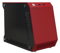 Алюминиевый корпус ID-Cooling T60-SFX выделяется необычной компоновкой и поддержкой мощных видеокарт