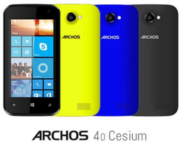 Archos представила смартфон и планшет линейки Cesium, работающие под управлением операционных систем Microsoft
