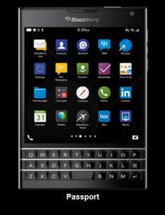 Все подробности о смартфоне BlackBerry Passport: SoC Qualcomm Snapdragon 800, 3 ГБ ОЗУ и АКБ емкостью 3450 мА·ч