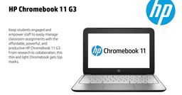 Новый мобильный ПК HP Chromebook 11 G3 получил платформу Celeron N2830 и 4 ГБ оперативной памяти