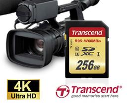 Объем новой карты памяти Transcend SDXC UHS-I U3 равен 256 ГБ