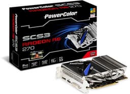 3D-карта PowerColor SCS3 R9 270 2GB GDDR5 оснащена пассивным охладителем