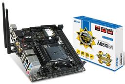 Системная плата MSI A88XI AC типоразмера mini-ITX поддерживает процессоры AMD в исполнении FM2+