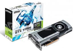 3D-карта MSI GeForce GTX Titan Black не будет отличаться от референсного образца