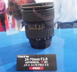 На CP+ был замечен объектив Tokina AT-X PRO SD 24-70mm F/2.8 SD (IF) FX