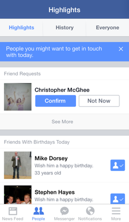 Обновление Facebook* 7.0 для iOS 