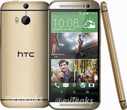 Опубликовано изображение золотистого смартфона HTC One нового поколения