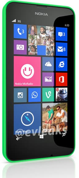 Изображение смартфона Nokia Lumia 630 появилось накануне анонса